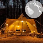 Уличный аварийный светильник с USB, портативная лампа для кемпинга, необходимый миниатюрный светильник для кемпинга, сверхъяркий походный светильник ильник, фонарь.