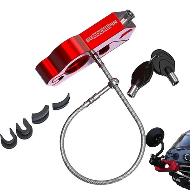 

Противоугонный замок для мотоцикла, универсальный замок для мотоцикла из алюминиевого сплава, Противоугонный замок для мотоцикла, мопеда с 2 Ke