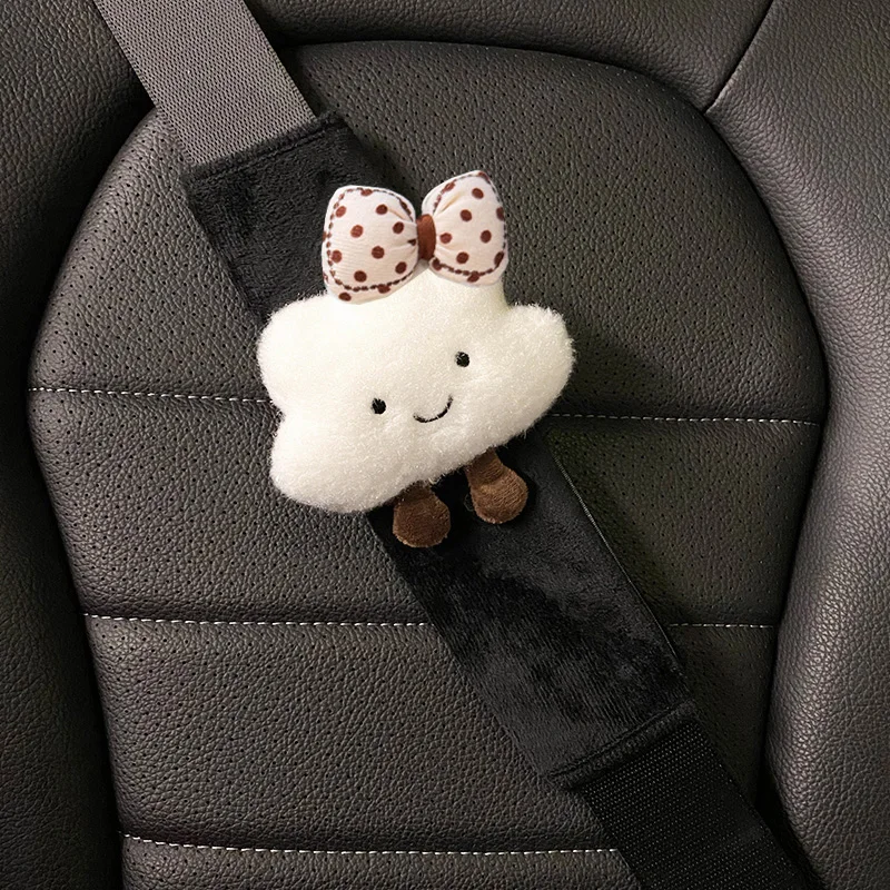 2 шт. милая мультяшная шляпа с бантом и облаком чехол для автомобильного ремня