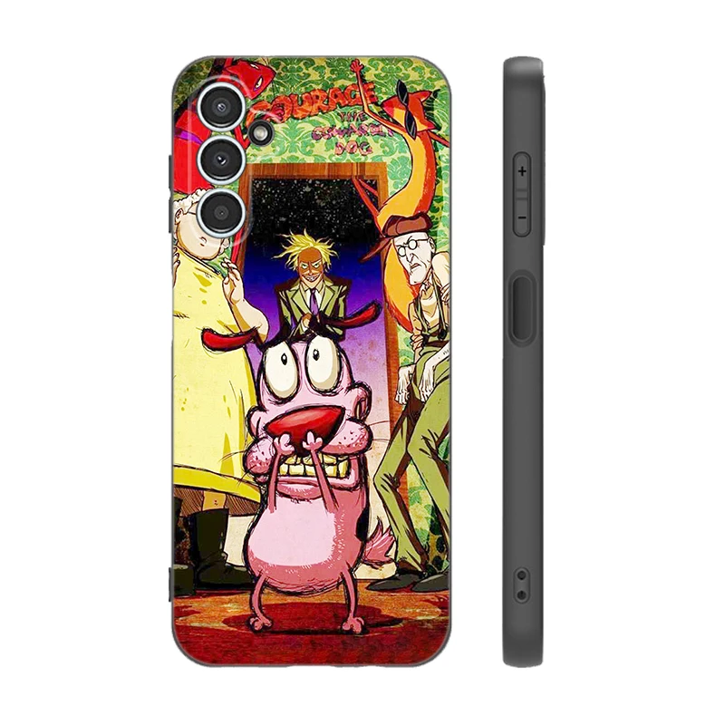 Фото Чехол для телефона Courage Cowardly Dog для Samsung A13 A14 A16 A22 A32 A33 A34 A35 A52S A53 A54 A55 A56 A71 A73 5G A07 A12 A15 A17 A72 №4