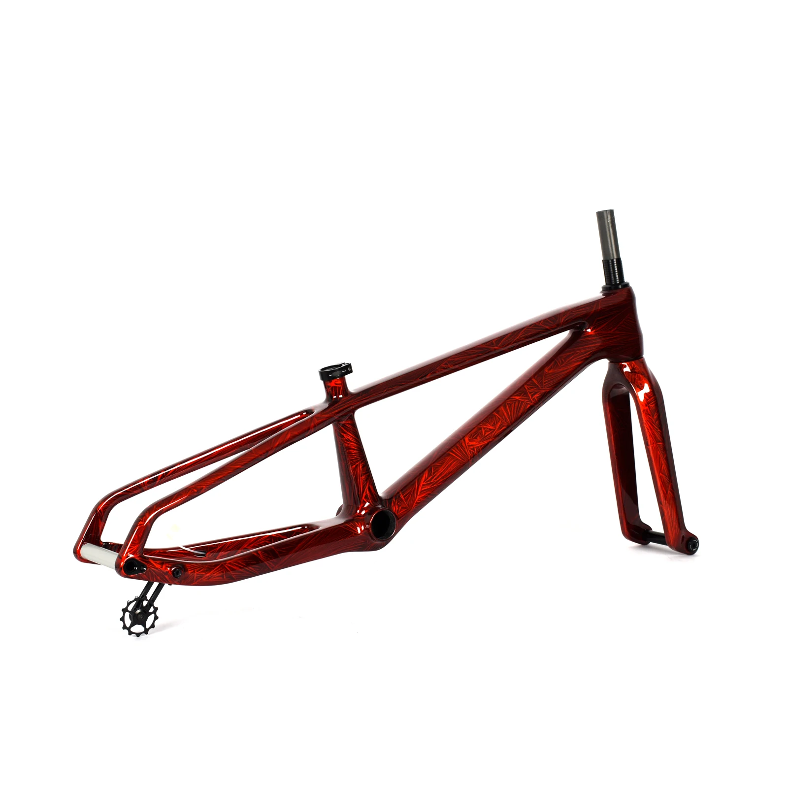 Фото Карбоновая рама для BMX-велосипеда Tideace 20er для фристайла |   Сверхлегкая карбоновая рама для гоночного внедорожного велосипеда, 20 дюймов №4