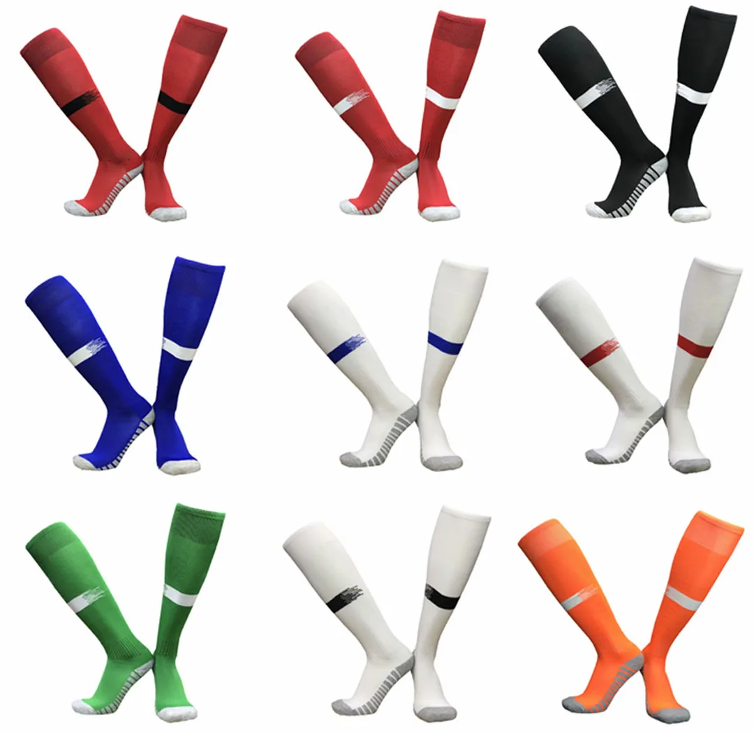 Adult antiskid knee-high socks with thick stockings soccer basketball men football cycling women comfortable sport socks