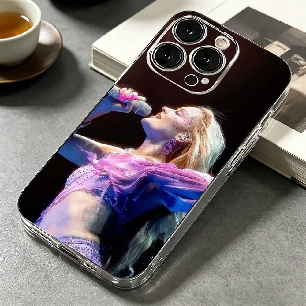 Фото Прозрачный противоударный чехол для телефона Singer Zara Larsson Venus для iPhone 17, 16, 15, 11, 12, 14, 13 Pro Max, Mini, X, XR, 7 Plus, 17E №2