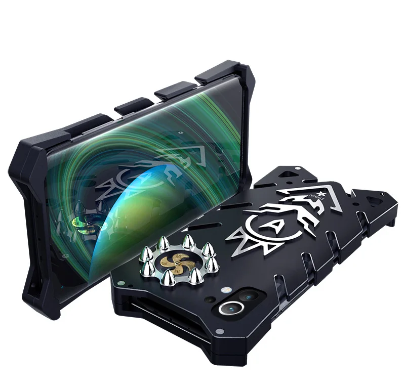 Luxury New Zimon Thor Heavy Duty Armo Aluminum Metal Bumper Case For Xiaomi Mi 11 Mi11 Shockproof Armor Metal Back Cover Cases