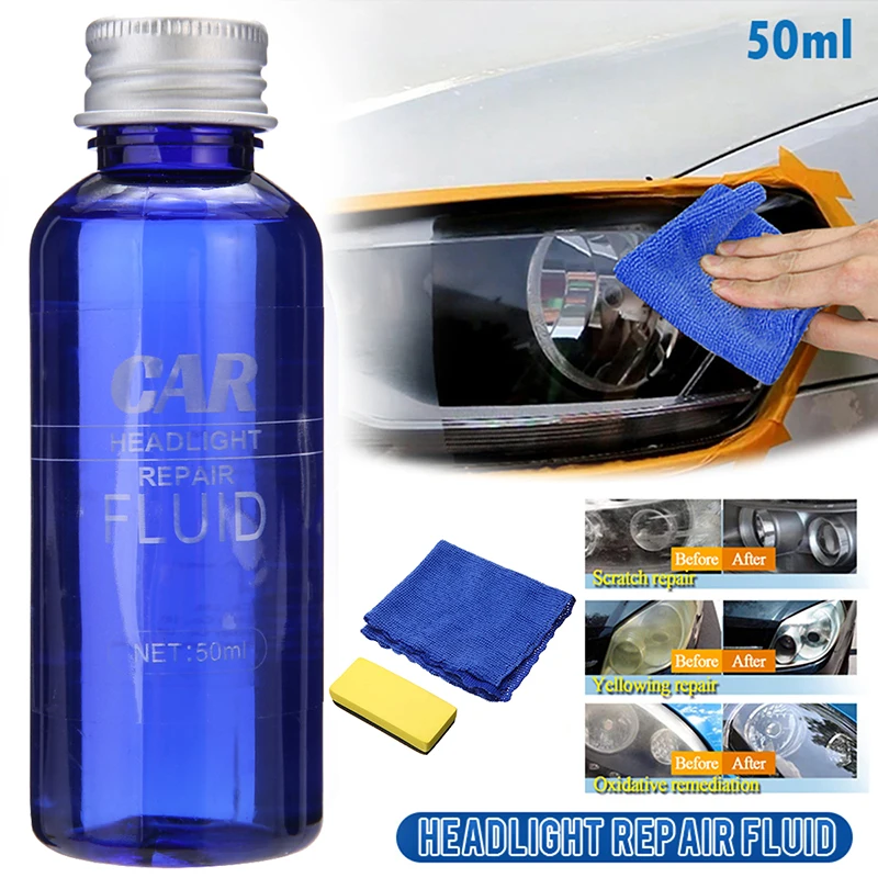 

Жидкость для ремонта автомобильных фар, 50 мл, 1 шт.