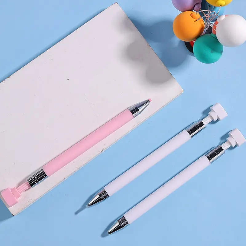 

Rhinestone Nail Art Brush Pen Silicone Head Carving Dotting Tool Nail Crayons Nail Art Manicure Tools