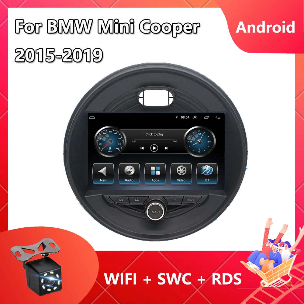 

2 din Car Radio For BMW Mini Cooper 2015-2019 Android 11 Navigation GPS Auto Multimedia Video Player Carplay Bluetooth SWC WIFI