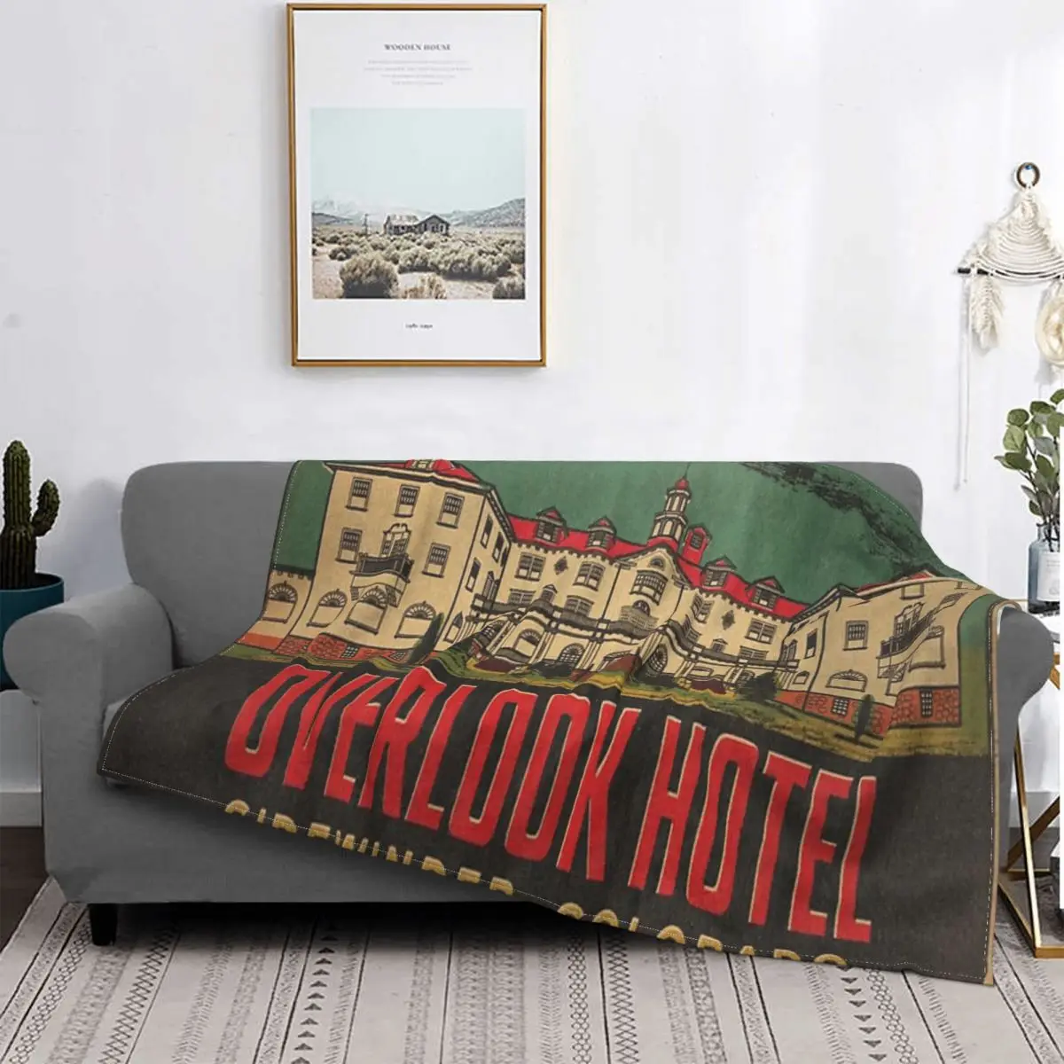 

Overlook-Manta de viaje para Hotel, colcha de muselina a cuadros para cama, cubierta de playa, manta con capucha, colchas para c