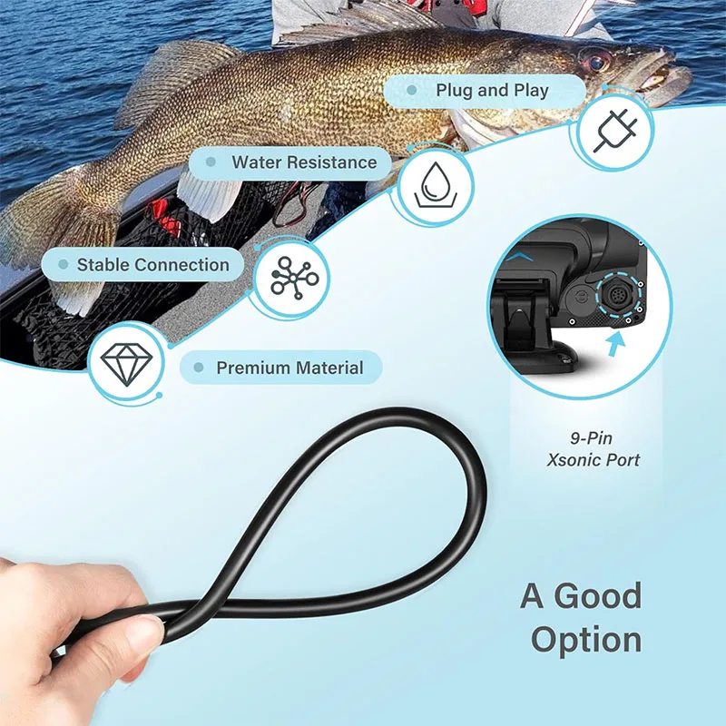 Фото Кабель-адаптер Sonar 8M4004174 для Lowrance 9-Pin HD+ HDS Carbon/Live, Elite Ti/Ti2, Elite FS №4