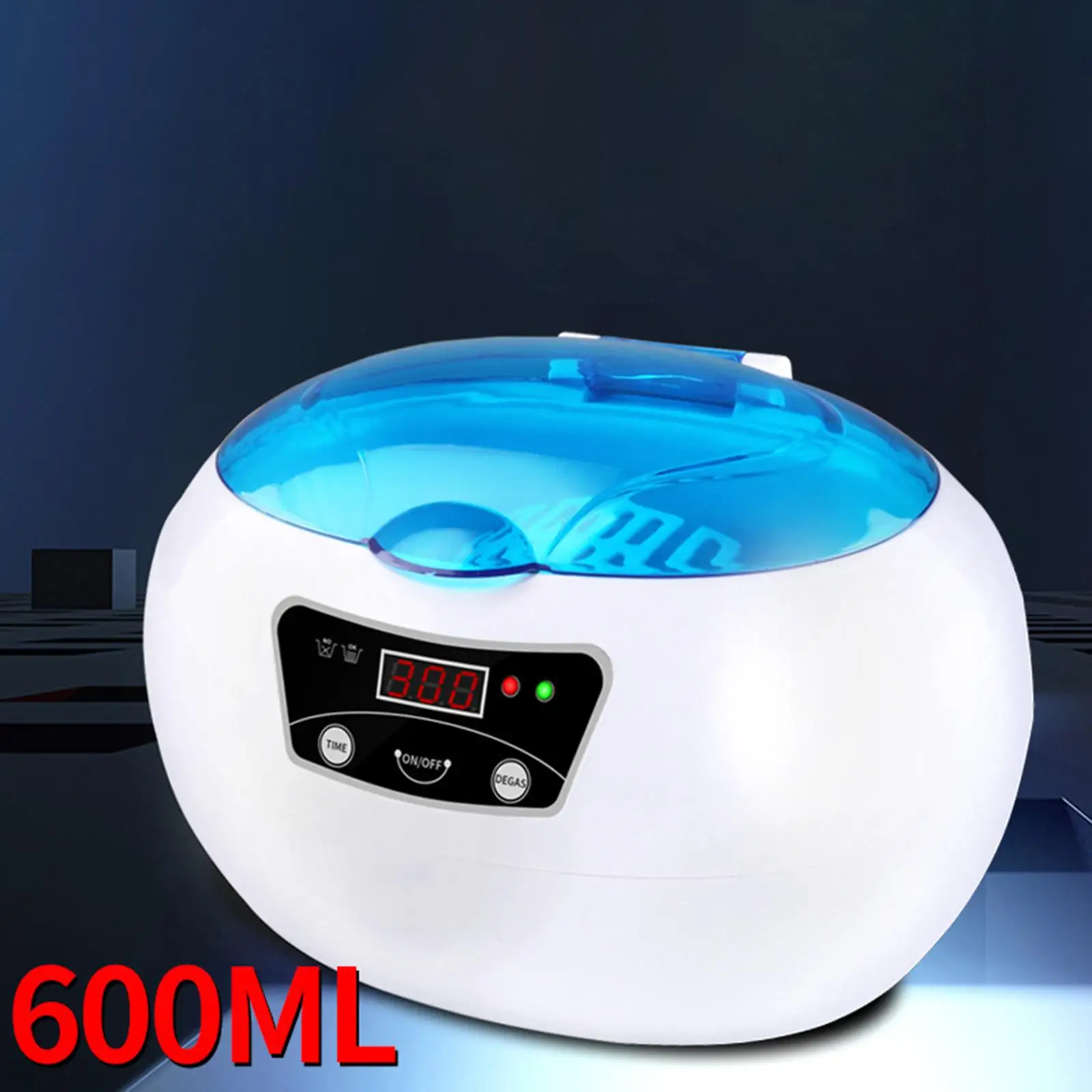 

Portable Household Ultrasonic Cleaner LCD Screen Professional Electric Ultrasound Cleaning Machine for Jewelry Glasses Denture