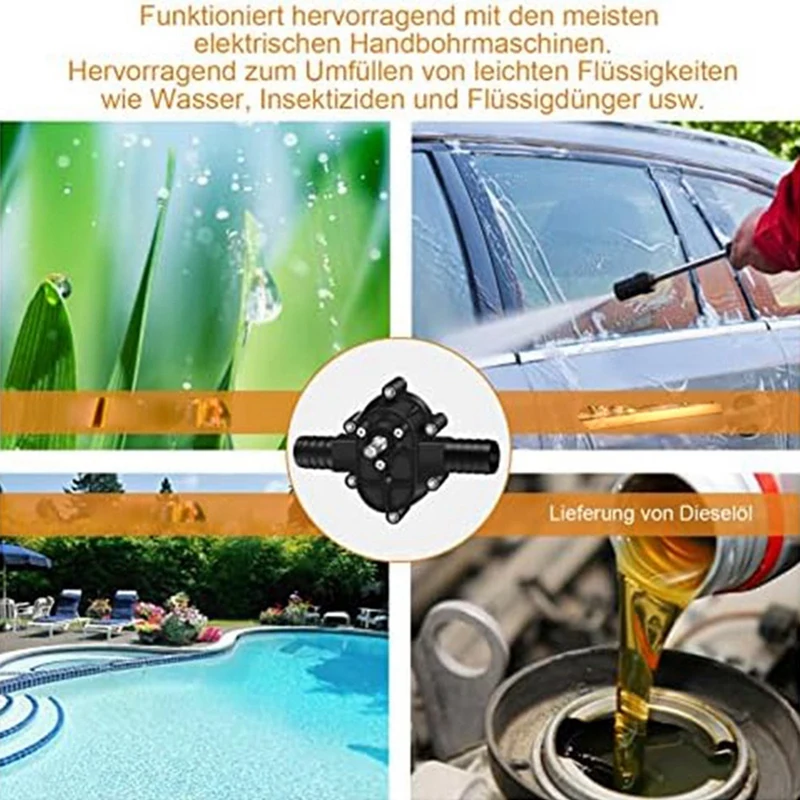 Новый ручной самовсасывающий насос для электродрели переносные насосы