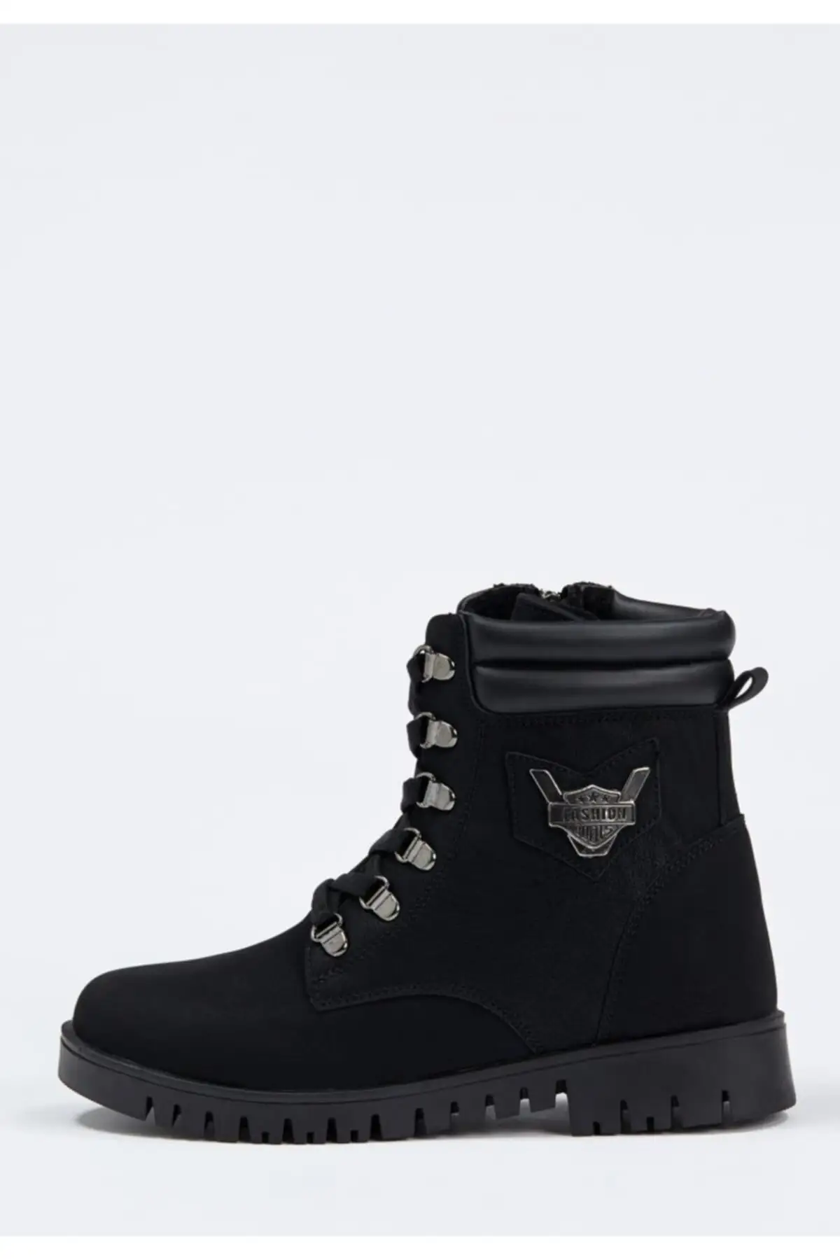 

Kid'S Boots Boys Boot With Zippered Lace