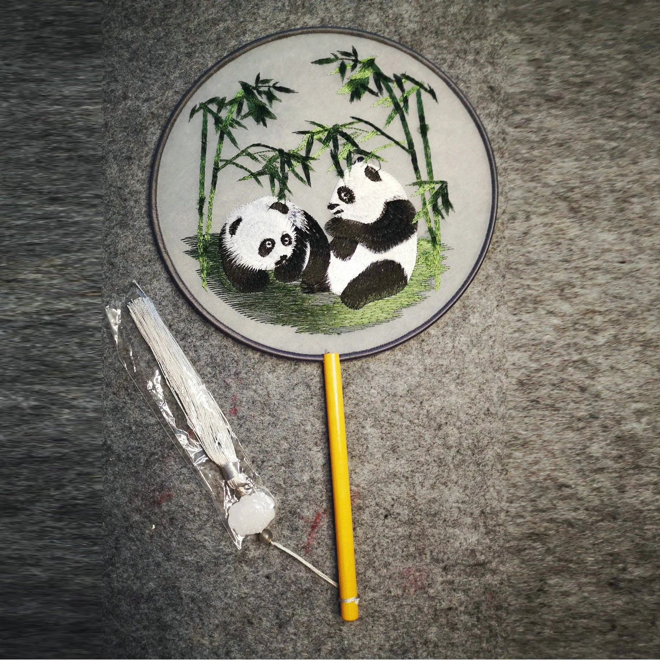 Китайские кисточки круглые шелковые вентиляторы для танцев Tang Qipao Hanfu аксессуары