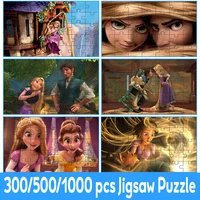 disney tangled jigsaw puzzle beautiful rapunzel princess 1000 piece cartoon paper puzzle entertainment decompress toys and gifts