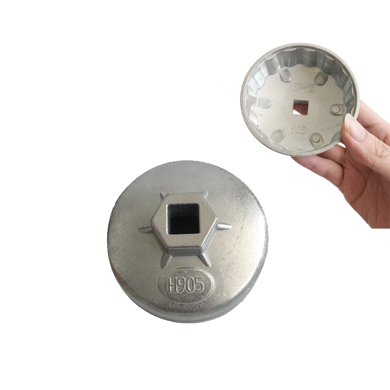 Гаечный ключ для масляного фильтра алюминиевый 1/2 с квадратным приводом 73 мм 15