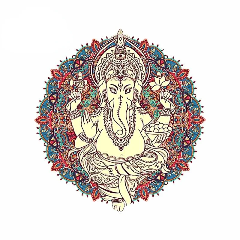 

Ганеша, Индия, буддизм, водонепроницаемая наклейка для стены, комнаты, велосипедного шлема, грузовика, окна, кемпера, фургона, велосипедного автомобиля, наклейка, настраиваемая