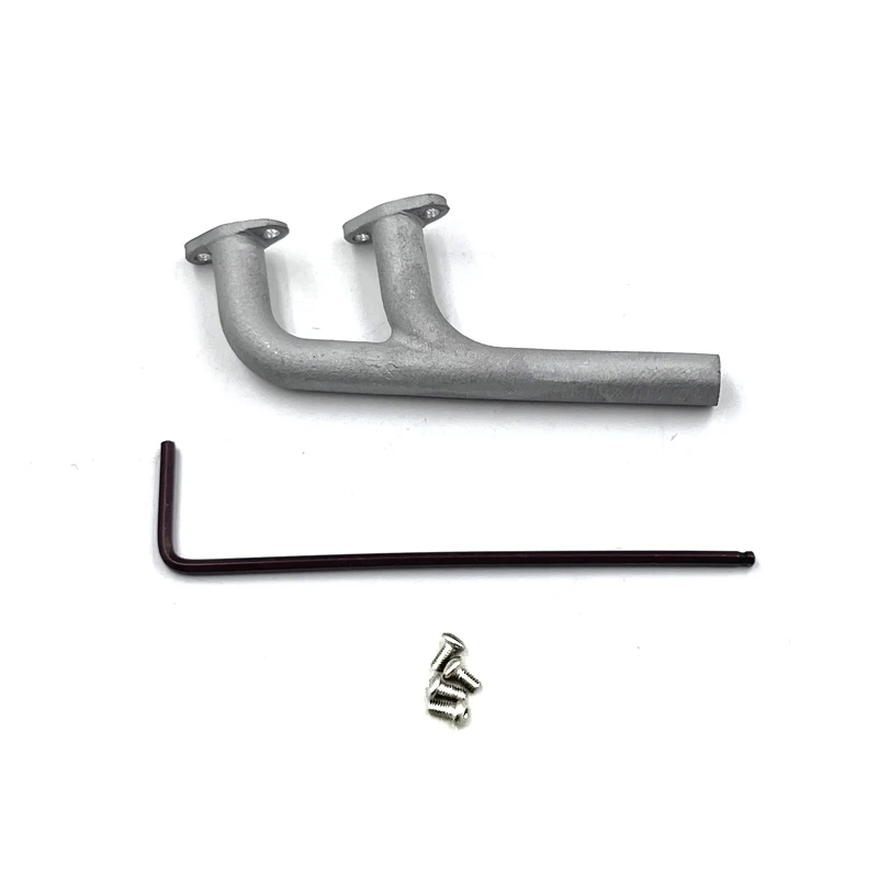 

Аксессуары для выхлопной трубы для двухцилиндровой выхлопной трубы двигателя TOYAN FS-L200AC/FS-L200W с винтами, металлические аксессуары