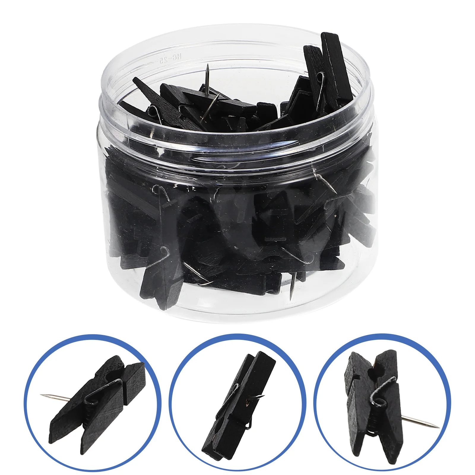 50 шт. зажим для доски объявлений мини-деревянные прищепки зажимы папок