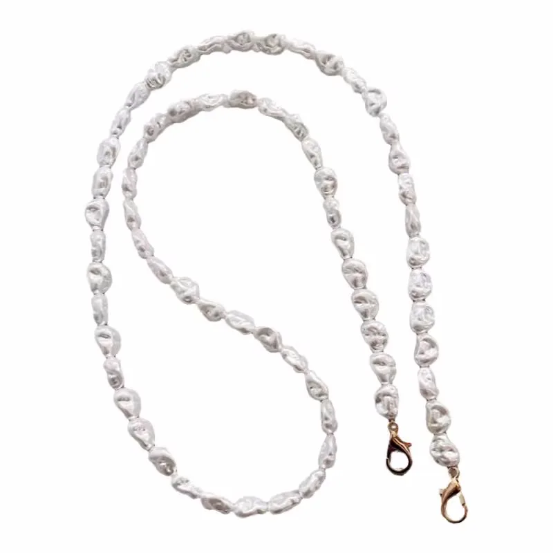 Цепочка для сумки 40-130 см нерегулярные жемчужные цепочки сумок уникальные