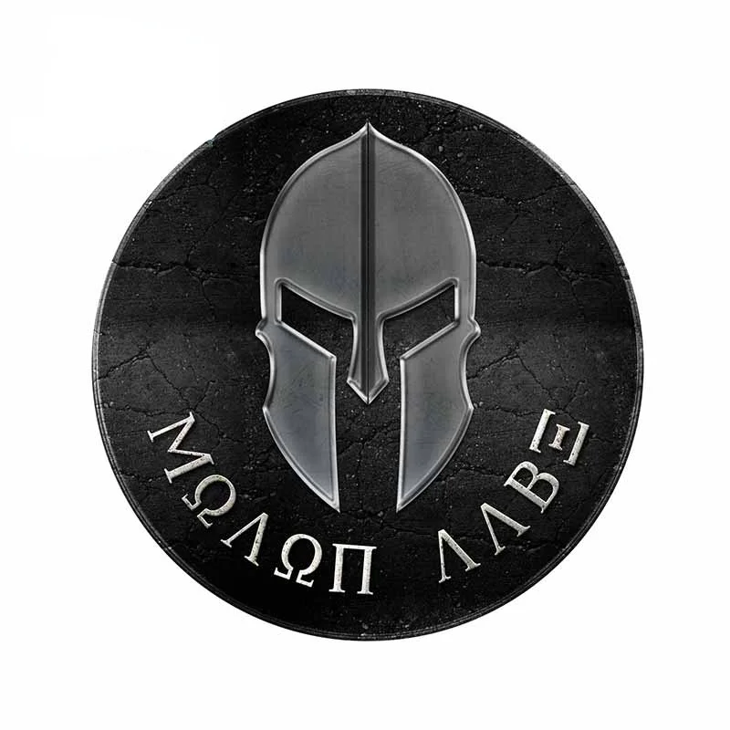 

MOLON LABE Спартанский шлем, автомобильные наклейки, наклейки на бампер, индивидуальная наклейка, царапины, водонепроницаемые, с защитой от УФ-лучей, аксессуары для лобового стекла