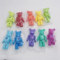 100 bearbrick diy fashion bricks toy berbrick pvc action figure collectible model toy decoration christmas gifts favors