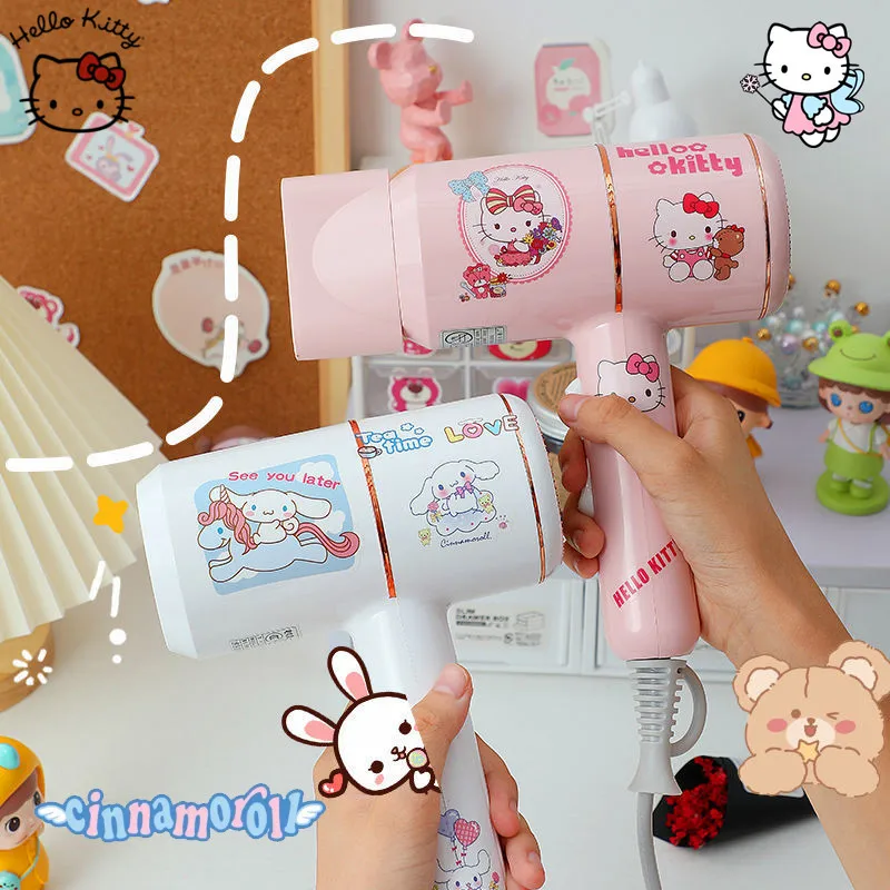 

Электрический фен для волос Anion с рисунком Hello Kitty для детей и общежитий
