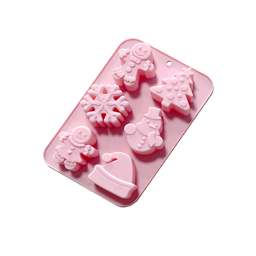

Christmas Baking Mold Lovely Dessert Shaping Tools Sugarcraft Making Moulds Fondants DIY Molds Cake Decorating Tool Type 2