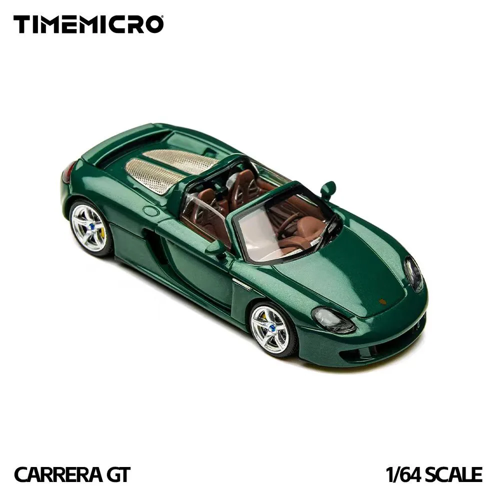 Фото Модель британского гоночного автомобиля TimeMicro1:64, зеленая, с имитацией покраски, из сплава, для хобби, коллекций и демонстрации №4