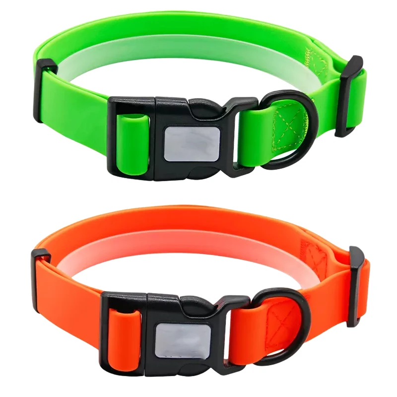 

Soft Waterproof collar pvc collar for a dog Waterproof Dog collar pvc collar for dog adjustable Waterproof collar for a dog