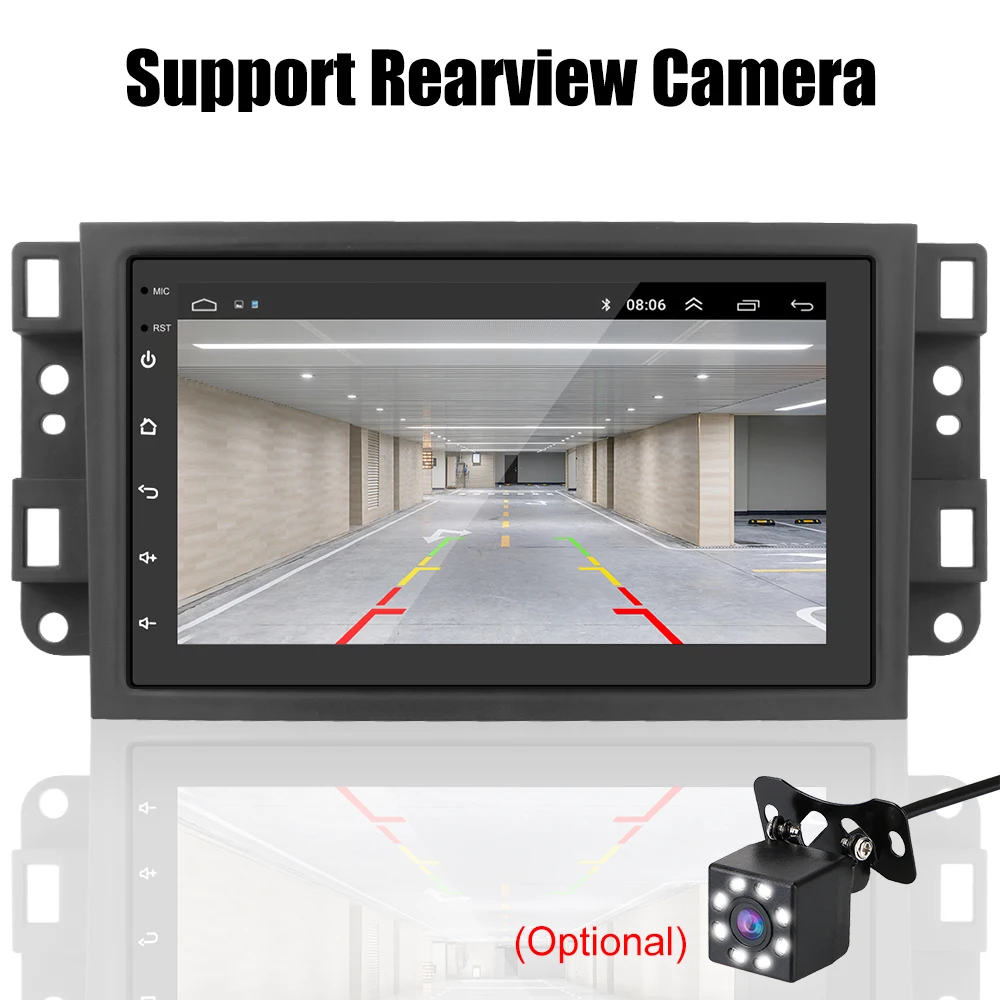 Автомагнитола 2 Din Android 10 1 Bluetooth 4-ядерный мультимедийный видеоплеер для шевролет