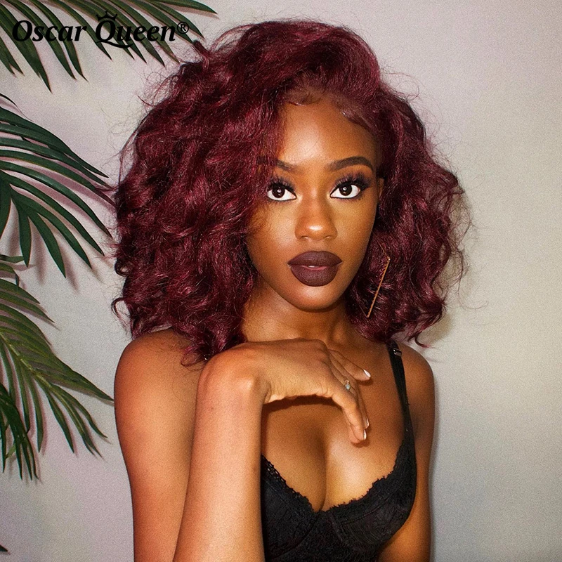Wig Pre Plucked Reddish Brown 4x4 Lace Closure Wig