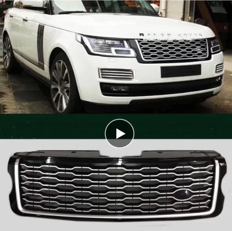 

Fits For Land Range Rover Vogue 2013 2014 2015 2016 2017 High Quality ABS Mesh Grille Trim Racing Grills