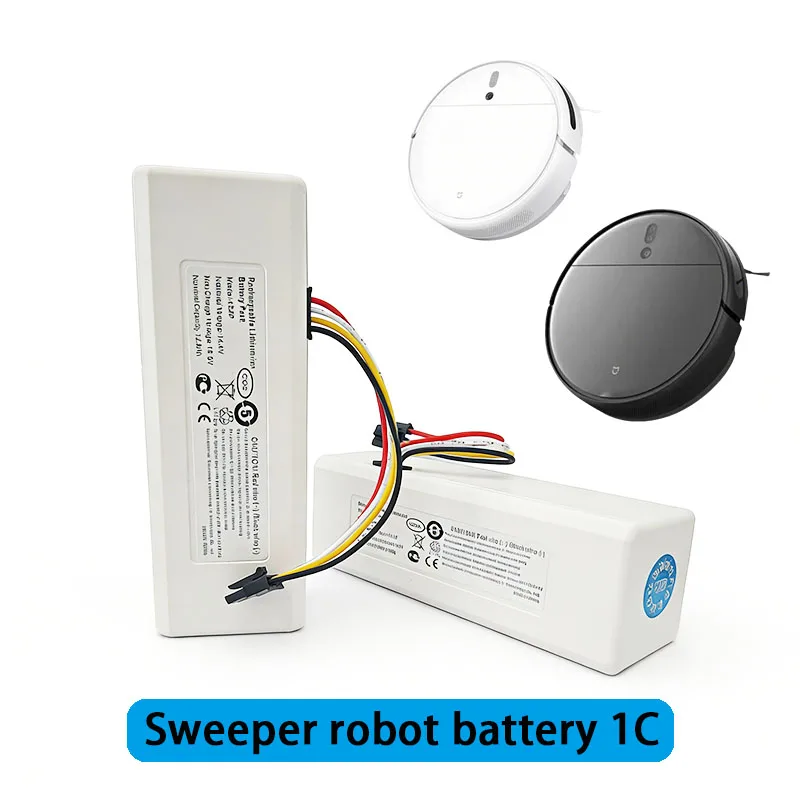 Фото НОВЫЙ Аккумулятор 14.4V 12800mAh P1904-4S2P-MM для робота-пылесоса Xiaomi Mijia 1C STYTJ01ZHM, аксессуары для робота-пылесоса №5