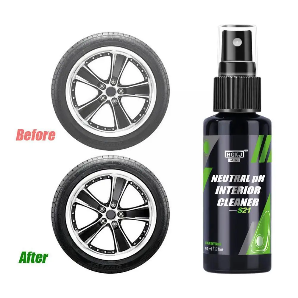 

50ml Car Tire Blackening Ceramic Coating Spray Liquid Agent Refurbishing Clean Accessories Auto Wax Spraying Washing S0q0
