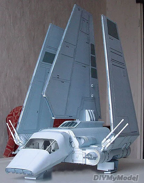 

DIYMyModeI 3D Paper Model Spaceships Empire Lambda Shuttle Airplane Handmade Toy