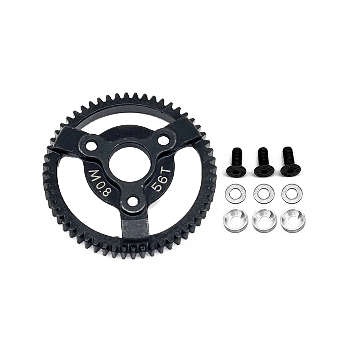 

Steel Metal Gear 32P(M0.8) 56T Motor Pinion Gears for 1/10 Traxxas Summit,Revo,E-Revo,Slash RC Buggy Truck Upgrade Parts