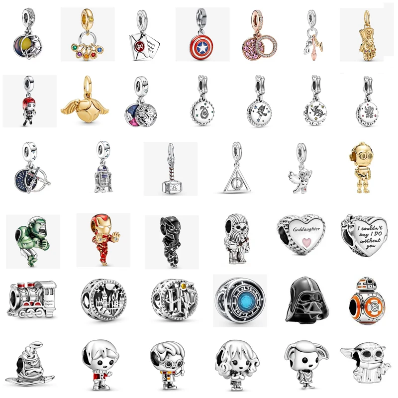 

New Classic Pandora Beads Cute Animal Pendant Suitable for Women's Bracelet Accessories