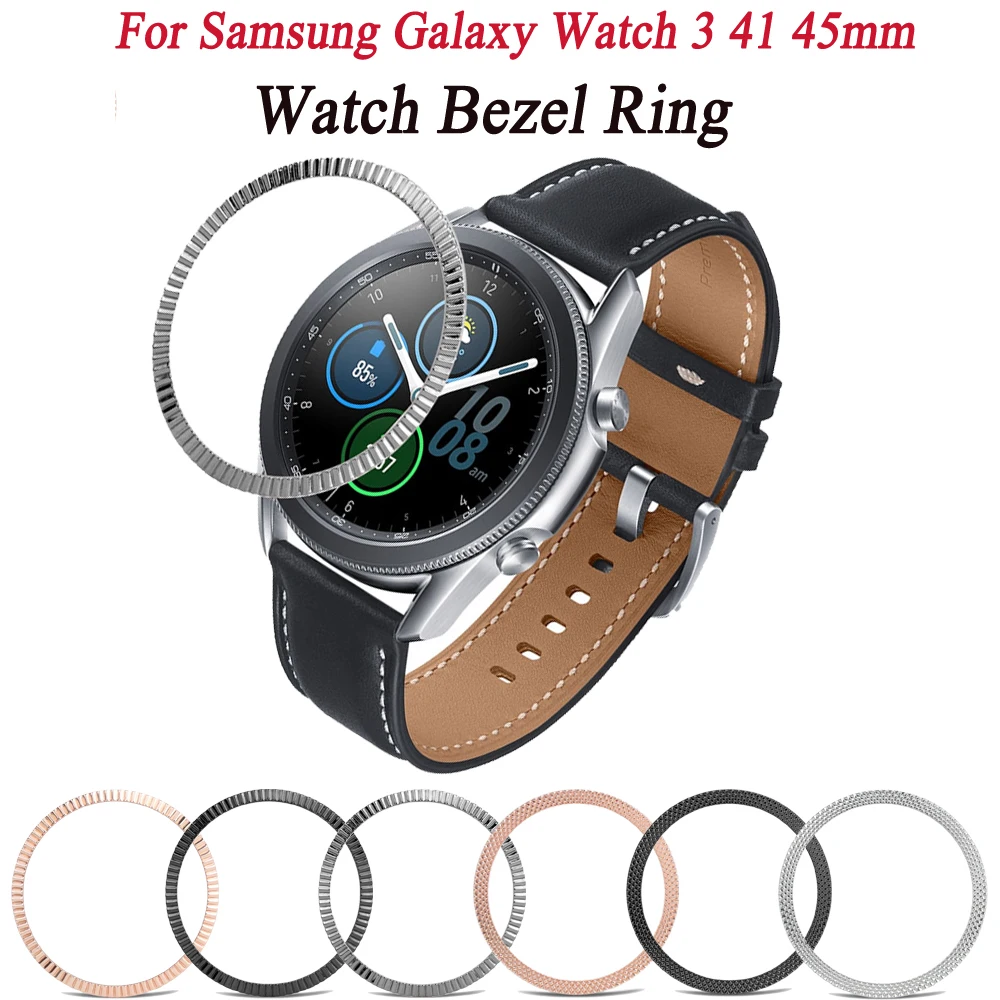 

Bezel Ring Styling Cover Frame for Samsung Galaxy Watch 3 41mm 45mm Bracelet Rings Case Protection for Galaxy Watch3 Outer Edge