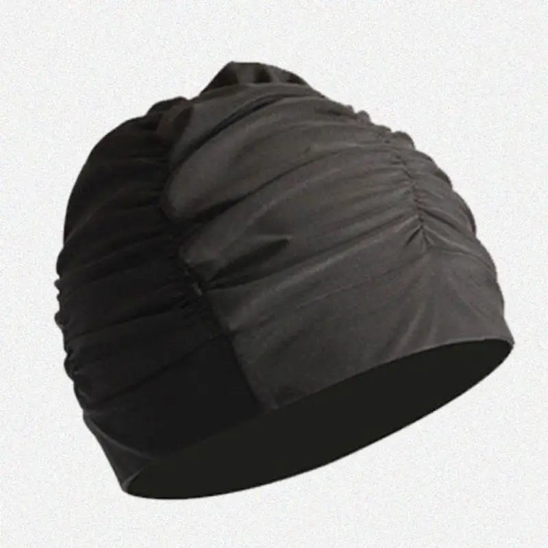 

Free Size Elastic Nylon Swimming Hat for Long Hair Bathing Cap