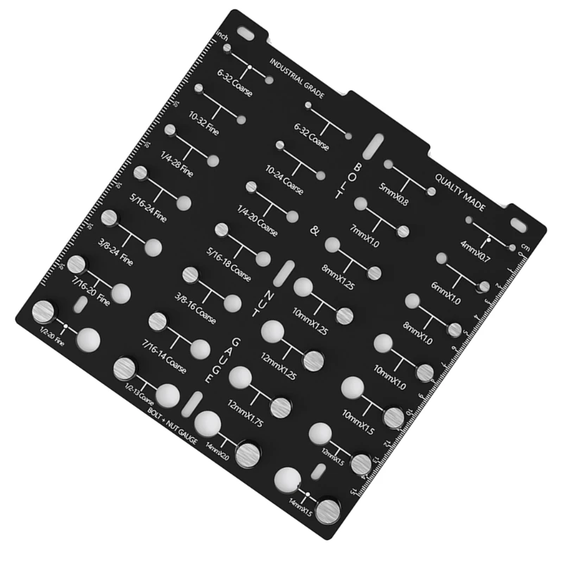 Болт гайка винт инструмент для проверки резьбы измеритель со стандартными 14 и