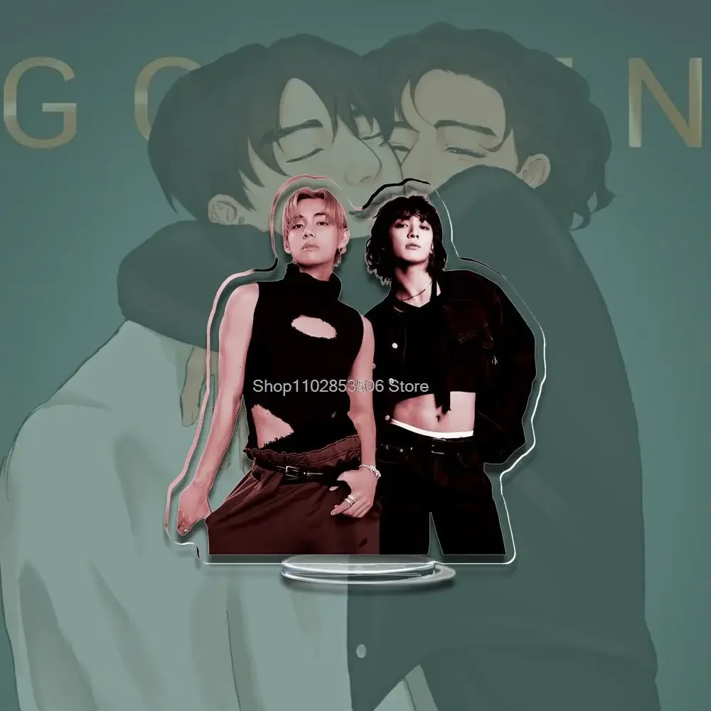 8 см акрил Kpop Vkooks Love Standee GOLDEN LAYOVER подставка для альбома VKOOKS Lightstick на заказ