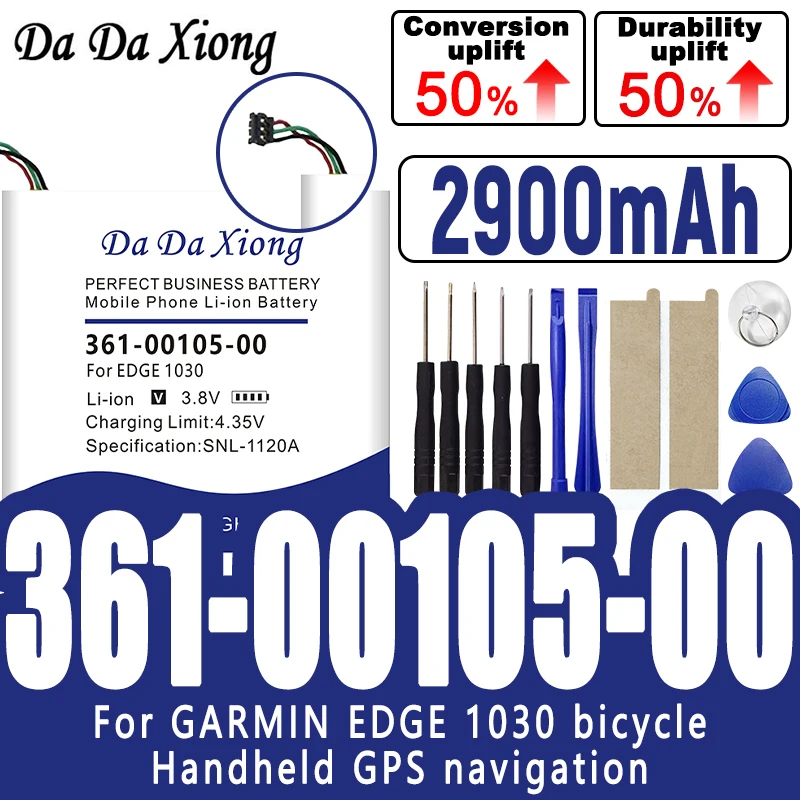 Фото Совершенно новый аккумулятор емкостью 2900 мАч 361-00105-00 для Garmin Edge 1030 №1