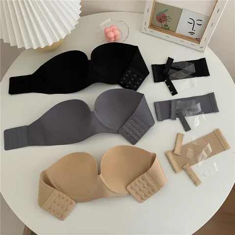 Sexy Backless Invisible Bra Women Strapless Seamless Bralette Push Up Bra  Underwear Lingerie for Female Wireless Brassiere