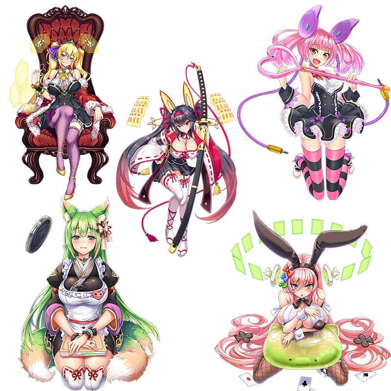 

CK728, милая аниме-наклейка в стиле «Лолита» для украшения дома, автомобиля, мотоцикла, Ipad