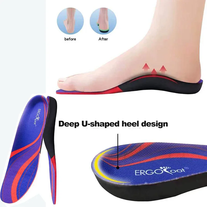 New high-quality shock-absorbing sports insole unisex arch support sweat-absorbing breathable full pad