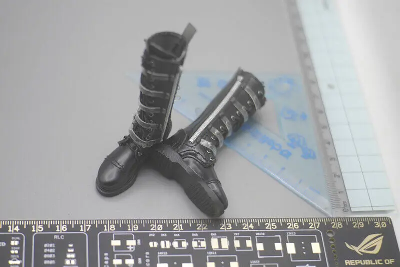 Модель BLACKBOX BBT9018, масштаб 1/6, виртуальные Женские однотонные сапоги для куклы 12 дюймов