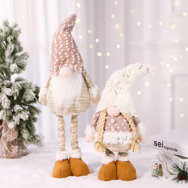 

big Size Santa Claus Snowman Cloth Art Doll Gift Shopping Mall Desktop Scene Decoration Ornament Elk Ornament Home Decoration