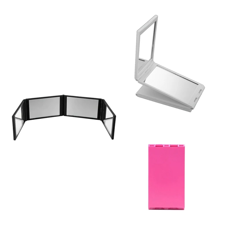 

Adjustable Telescoping Cosmetic Mirrors for Makeup Coloring&Cutting 4-Fold Mirror