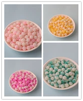 abs imitation pearl double color round bayberry ball bead for arts crafts diy garment beads accessories diy jewelry accessories