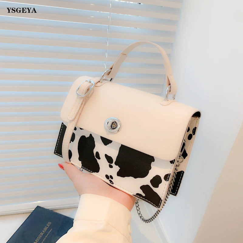 

Women's Bag 2022 Trend Cow Print Handbag Fashion Shoulder bag Outdoor Luxury Designer Leather Crossbody Bags designer handbags